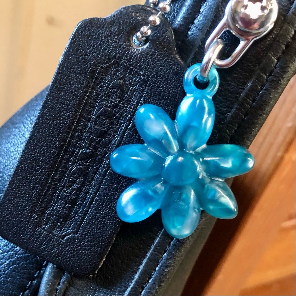 Coach NWT Flower Bag Charm